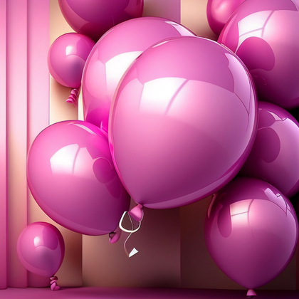 Pink Happy Birthday Background