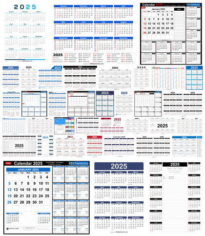 Planning Ahead: 41 Free Printable & Editable 2025 Calendar Designs for Efficient Planning