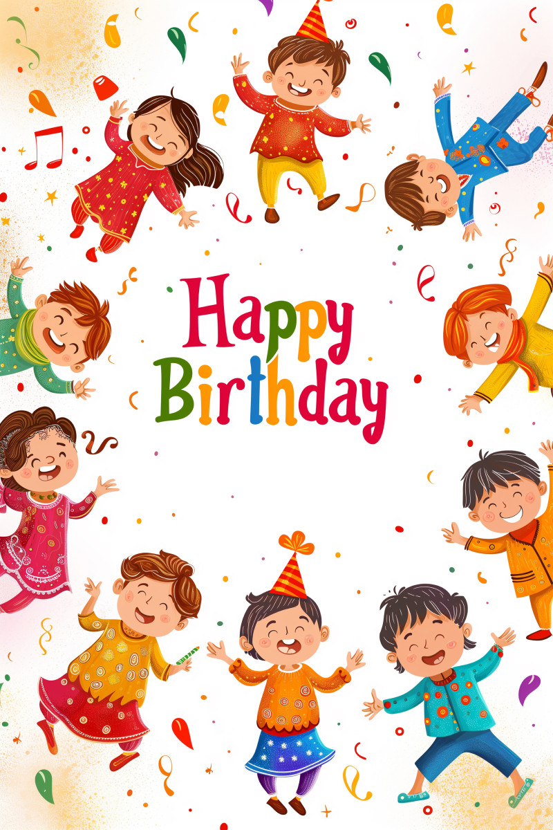 Indian Culture Theme Happy Birthday