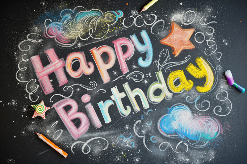 Happy Birthday Chalkboard