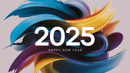 Creative 2025 New Year Image Art