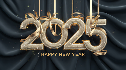 Joyful 2025 New Year Image Art