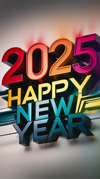 2025 Happy New Year Stunning Image for a Joyful Start