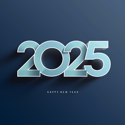 Joyful 2025 New Year Card Graphics to Enjoy