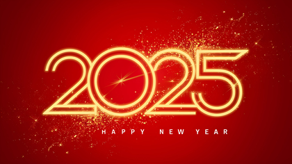 Festive 2025 New Year Card Graphics to Celebrate