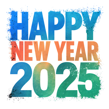 Creative 2025 New Year Card Art and Graphics