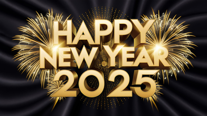 2025 New Year Image Festive and Joyful Design