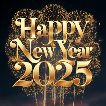 Vibrant 2025 New Year Image to Celebrate