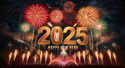 Vibrant 2025 New Year Image