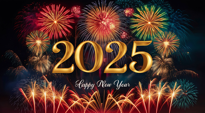 Happy New Year 2025 Stylish Image