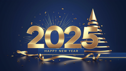 Chic 2025 New Year Image Design