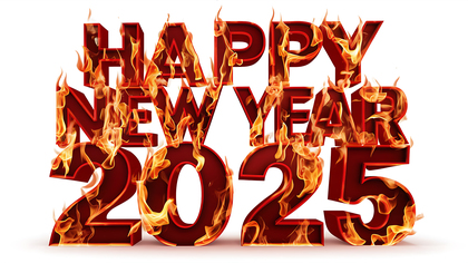 Elegant 2025 New Year Background for Festive Greetings