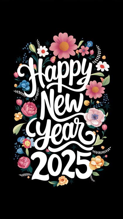 Elegant 2025 New Year Background for Celebration