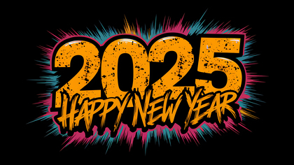Modern 2025 New Year Background for Celebration