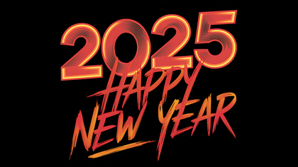 Elegant 2025 New Year Background for Festivities