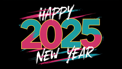 Stylish 2025 New Year Background for Happy Moments