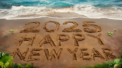 Elegant 2025 New Year Background for Happy Moments