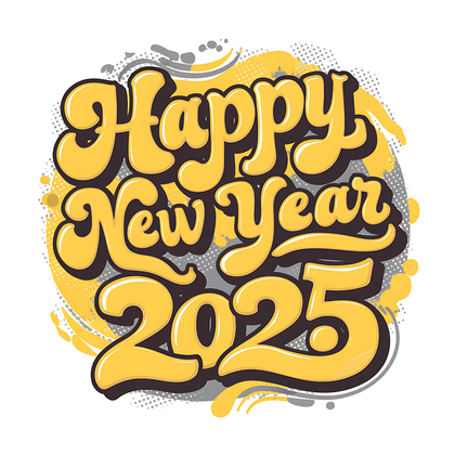 Creative 2025 New Year Background for Festivities