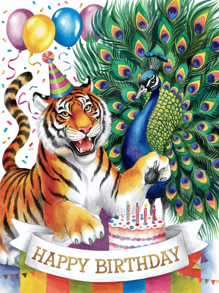Tiger and Peacock Birthday Party