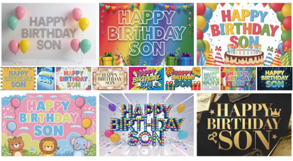 Celebrate Your Son’s Birthday with 15 Free and Fabulous Designs!