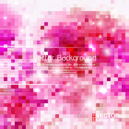 Pink Abstract Square Background Illustrator