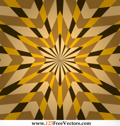 Optical Illusion Star Background Vector Graphics