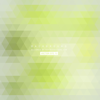 Light Green Triangle Background Template