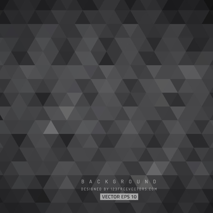 Black Abstract Triangle Background