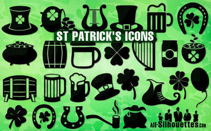 Saint Patrick’s Day Symbols Vector Set