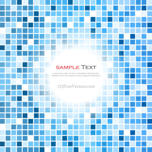 Blue Tiles Background Vector