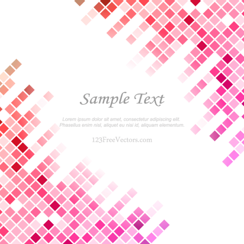 Pink Tile Background Free Vector