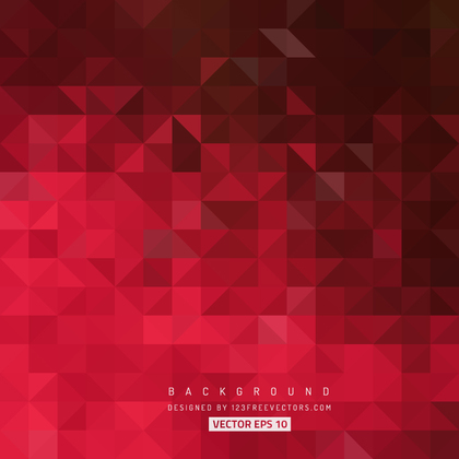Dark Red Abstract Triangle Background