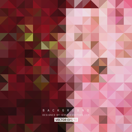 Abstract Dark Red Triangle Vector Background