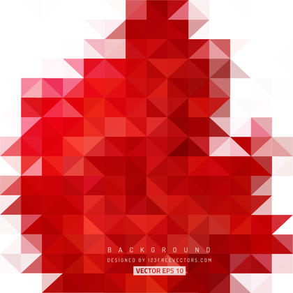 Red Triangle Shape Background Illustrator