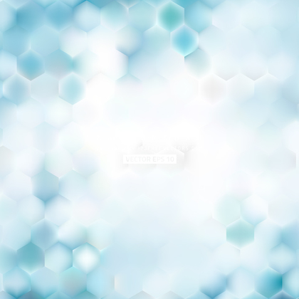 Abstract Light Blue Hexagon Pattern Background Design