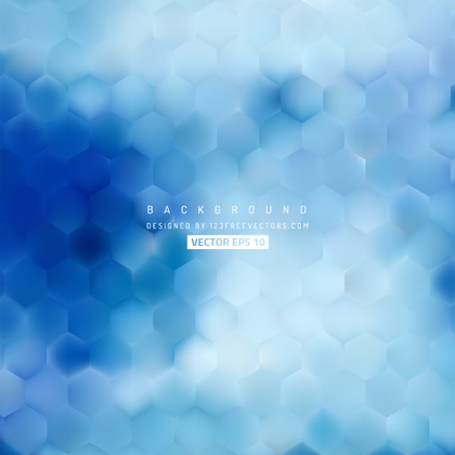 Blue Hexagonal Background Design