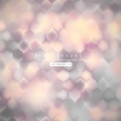 Abstract Light Color Hexagon Geometric Background