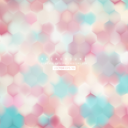 Abstract Light Color Hexagon Geometric Background