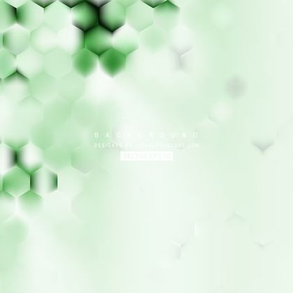 Light Green Hexagon Background Template