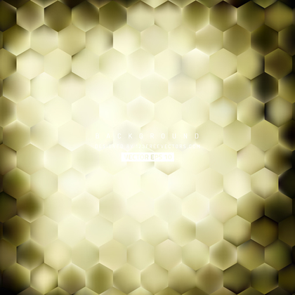 Abstract Green Hexagonal Background Design