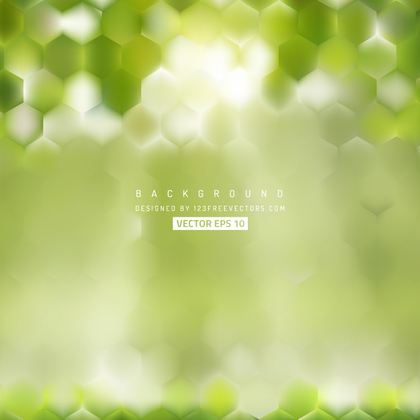 Abstract Green Hexagon Geometric Background