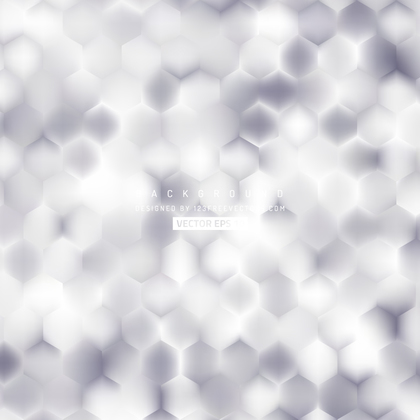 Abstract Light Gray Hexagon Background Pattern