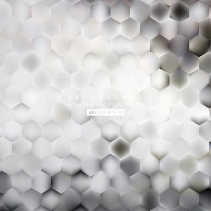 Abstract Light Gray Hexagon Geometric Background