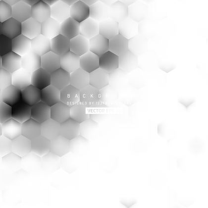 Abstract Light Gray Hexagon Background Pattern