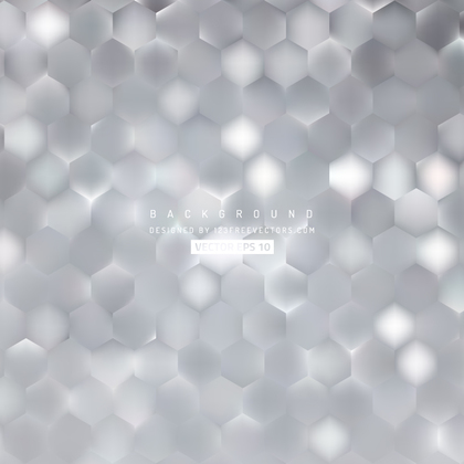 Abstract Gray Hexagon Background