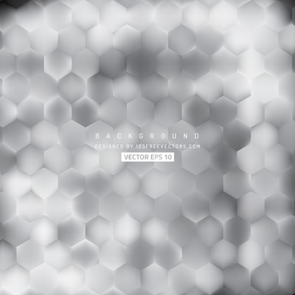 Abstract Gray Hexagon Background