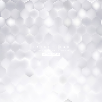 White Hexagonal Background Design