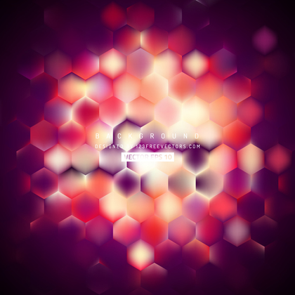 Abstract Dark Pink Hexagon Geometric Background