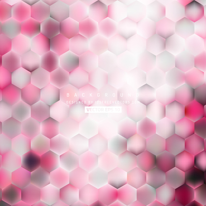 Abstract Light Pink Hexagon Pattern Background Design