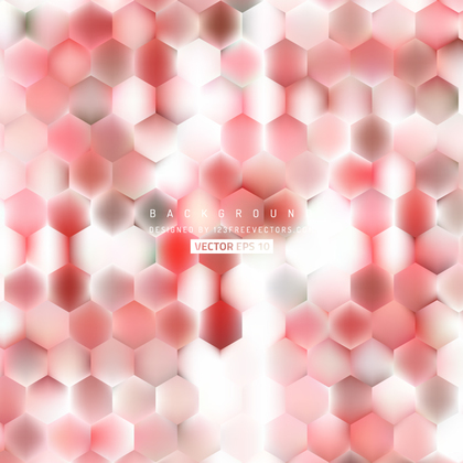 Light Pink Hexagon Pattern Background Design